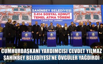 Gaziantep’te 3 bin 414 sosyal konutun temeli atıldı: Alkışlar Şahinbey Belediye Başkanı Tahmazoğlu’na