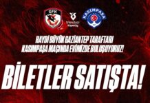 27 liradan başlıyor! Gaziantep FK-Kasımpaşa maçı biletleri satışa çıktı