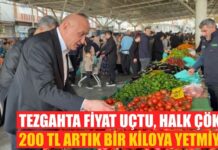 CHP Milletvekili Meriç, Gaziantep’teki pazar fiyatlarına tepki gösterdi!