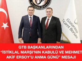 GTB başkanlarından “İstiklal Marşı’nın kabulü ve Mehmet Akif Ersoy’u anma günü” mesajı