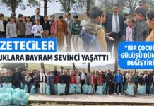 Gazeteciler, Gaziantep’te depremzede çocuklara bayram sevinci yaşattı