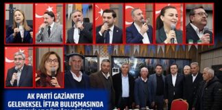 AK Parti Gaziantep’teki geleneksel iftar buluşmasında teşkilat rüzgarı estirdi