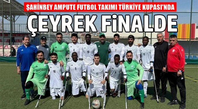 Şampiyonluk kupası Gaziantep yolunda: Şahinbey Ampute'den 7-0'lık galibiyet