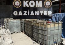 Gaziantep’te binlerce litre kaçak akaryakıt ele geçirildi