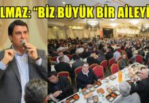 Başkan Yılmaz, çalışma arkadaşlarıyla iftar sofrasında buluştu