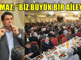 Başkan Yılmaz, çalışma arkadaşlarıyla iftar sofrasında buluştu