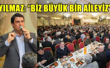 Başkan Yılmaz, çalışma arkadaşlarıyla iftar sofrasında buluştu