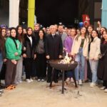 Kendi elleriyle ikram etti! Tahmazoğlu sahurda Gaziantep Üniversitesi öğrencileriyle buluştu