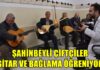Gaziantep’te çiftçiler gitar ve bağlama çalmayı öğreniyor