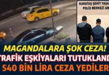 Gaziantep’te trafikte dehşet saçan 3 maganda tutuklandı