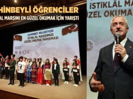 Şahinbey’de öğrenciler İstiklal Marşını en güzel okumak için yarıştı