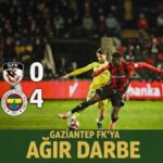 Gaziantep FK, Fenerbahçe’ye 4-0 yenilerek kupaya veda etti