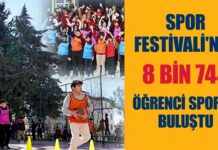 Gaziantep’te 8 bin 744 öğrenci sporla buluştu