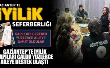 İyilik Hareketi Derneği’nden Gaziantep’te iyilik seferberliği