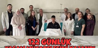 Vücudunun yüzde 75’i yandı, Gaziantep Şehir Hastanesi’nde 17 ameliyatla sağlığına kavuştu