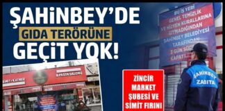 Gaziantep’te kurallara uymayan ve tarihi geçmiş ürün satan market ile fırına kapatma cezası