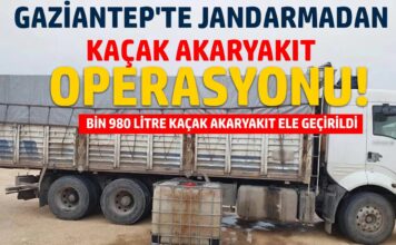 Gaziantep’te kaçak akaryakıt operasyonu