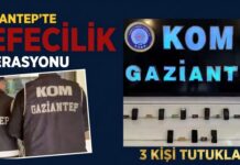 Gaziantep’te tefeci operasyonu: 3 şüpheli tutuklandı