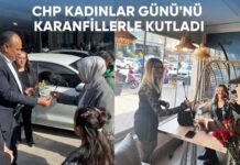 CHP Gaziantep’ten kadınlara karanfil jesti