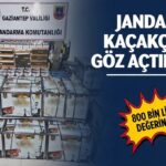 Gaziantep’te kaçak makaron ve nargile kömürü ele geçirildi