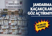 Gaziantep’te kaçak makaron ve nargile kömürü ele geçirildi