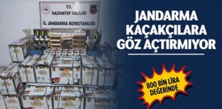 Gaziantep’te kaçak makaron ve nargile kömürü ele geçirildi