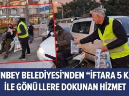Gaziantep’te “İftara 5 Kala” projesiyle trafikteki vatandaşlara iftar kolaylığı
