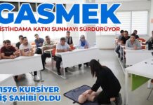 Gaziantep’te istihdamın adresi GASMEK kursları oldu