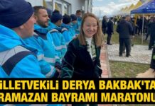 AK Parti Gaziantep Milletvekili Bakbak’tan yoğun bayram mesaisi