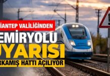 Suriye sınırındaki Gaziantep Karkamış–Nusaybin ve Şenyurt–Mardin demiryolu hatları açılıyor