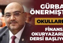 İYİ Parti Gaziantep Milletvekili Gürban’ın önerisi okullarda ders oldu