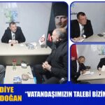 Başkan Ali Doğan: “Vatandaşımızın talebi bizim için emirdir”