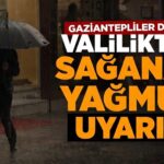 Gaziantep Valiliğinden sağanak yağış uyarısı