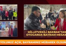AK Parti Gaziantep Milletvekili Bakbak’tan otogarda bayram mesaisi