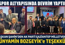 Gaziantep’te her spor tesisinin altında Bozgeyik’in imzası var