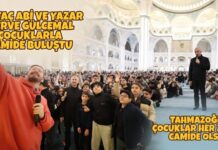 Gaziantep’te çocuklar Şahinbey Millet Cami ve Külliyesi’ni doldurdu