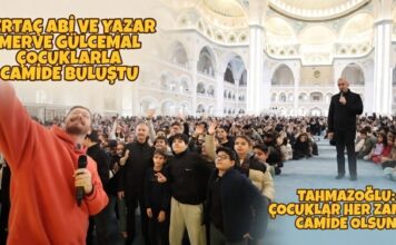 Gaziantep’te çocuklar Şahinbey Millet Cami ve Külliyesi’ni doldurdu
