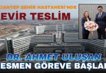 Gaziantep Şehir Hastanesi’nde yeni başhekim göreve başladı