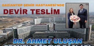 Gaziantep Şehir Hastanesi’nde yeni başhekim göreve başladı