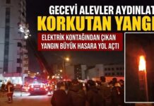 Geceyi alevler aydınlattı! Gaziantep’te korkutan yangın
