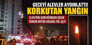 Geceyi alevler aydınlattı! Gaziantep’te korkutan yangın