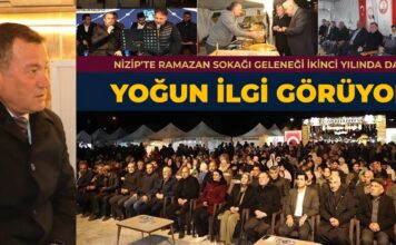 Nizip’te Ramazan Sokağı coşkusu devam ediyor