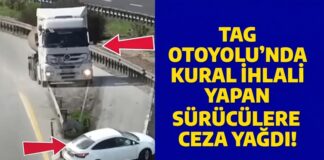 Tarsus-Adana-Gaziantep (TAG) Otoyolu’nda kural ihlali yapan 5 bin 513 araca para cezası