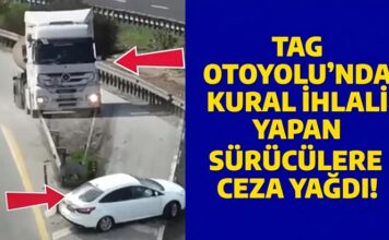 Tarsus-Adana-Gaziantep (TAG) Otoyolu’nda kural ihlali yapan 5 bin 513 araca para cezası