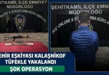 Kalaşnikof tüfekle yakalandı! Gaziantep’te şok operasyon