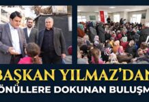 Başkan Yılmaz evlere konuk oldu