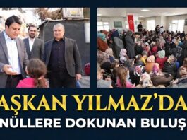 Başkan Yılmaz evlere konuk oldu