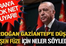 Erdoğan’dan Gaziantep’e düşen füze açıklaması: “Son derece yanlış ve provokatif adımlar atılıyor”