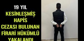 19 yıl hapis cezasıyla aranıyordu! Gaziantep polisi kıskıvrak yakaladı