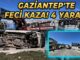 Gaziantep’te kamyonet ile minibüs çarpıştı: 4 kişi yaralandı